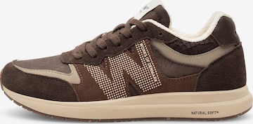 Baskets basses ' Rigmor Heritage ' WODEN en marron : devant