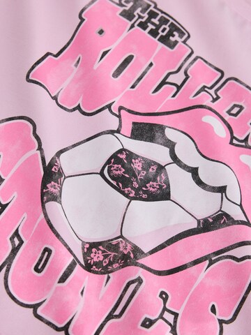 T-Shirt 'The Rolling Stones' Next en rose