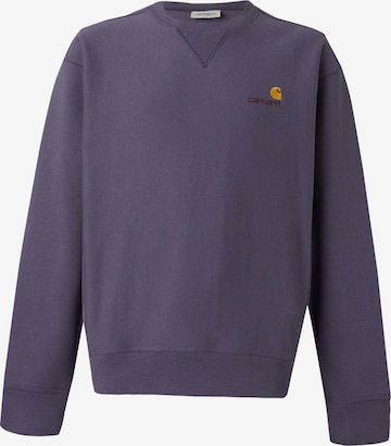 pilka Carhartt WIP Megztinis be užsegimo 'American Script': priekis