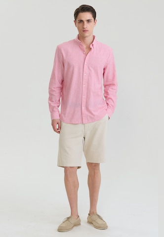 Coupe regular Chemise business Felix Hardy en rose