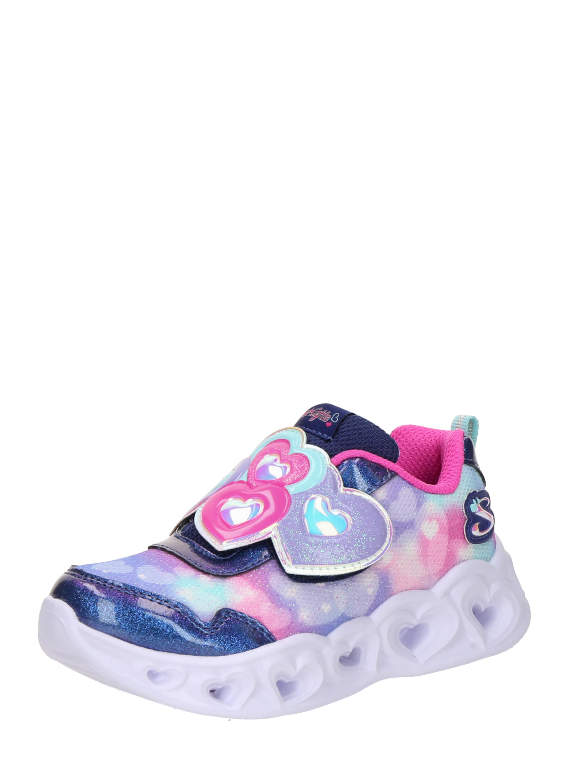 SKECHERS Trainers 'HEART LIGHTS - LOVIN REFLECTION' in Blue: front