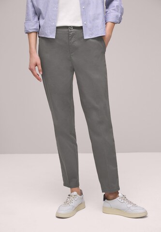 STREET ONE Slimfit Hose in Grau: Vorderseite