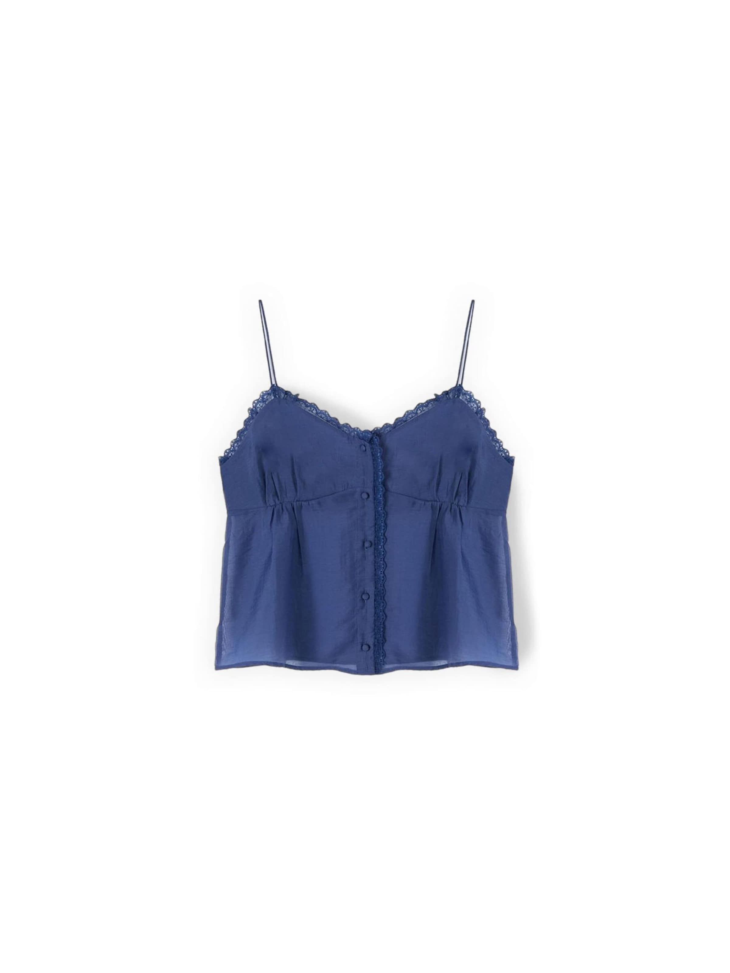 MOTIVI Top in Blauw: voorkant