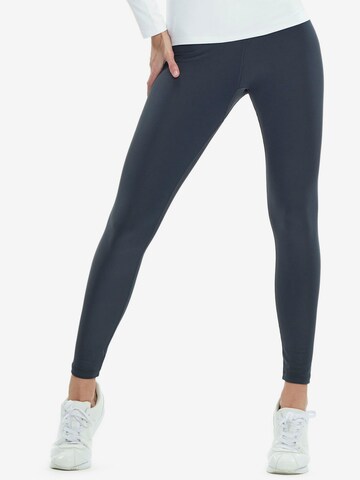 Winshape Skinny Športne hlače 'AEL112C' | siva barva: sprednja stran
