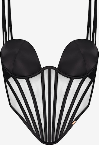 Hunkemöller Corsage in Schwarz: predná strana