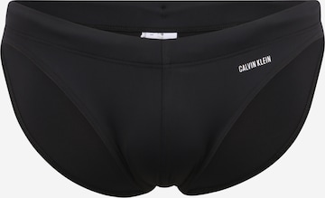 juoda Calvin Klein Swimwear Maudymosi kelnaitės: priekis
