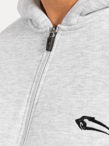 Smilodox Zip HoodieYasin in Grau
