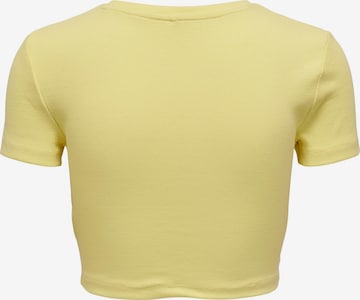 T-shirt 'FREJA' ONLY en jaune