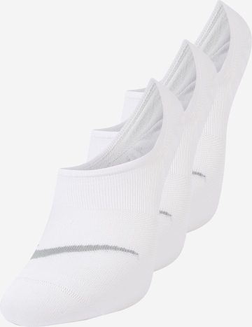 Chaussettes de sport NIKE en blanc : devant