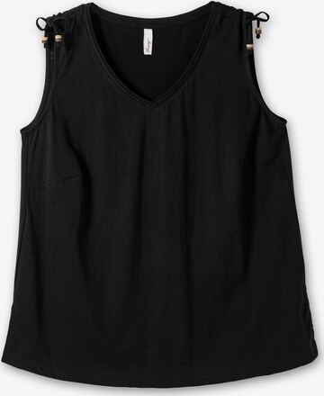 SHEEGO Top in Black: front