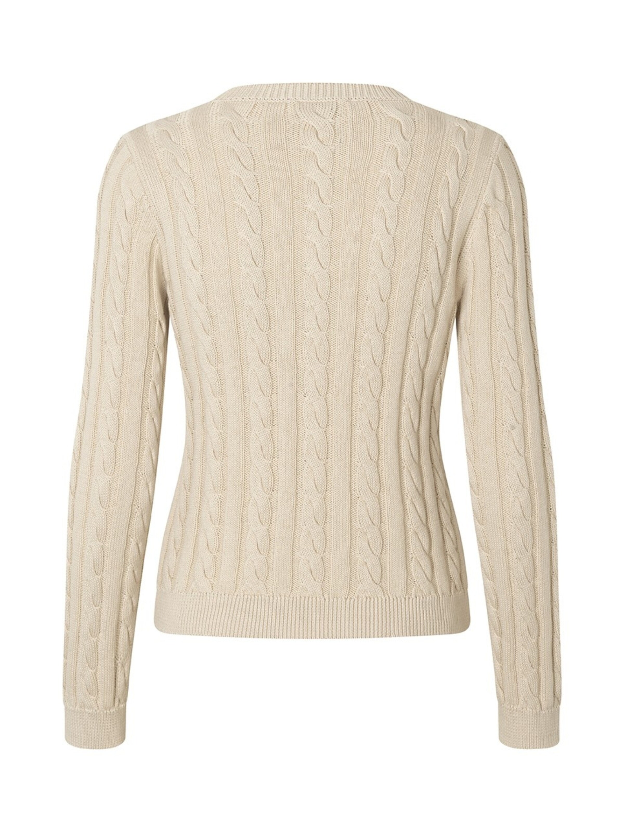 Pull-over ' Sabremd ' modström en beige