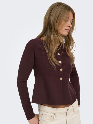 ONLY Strickjacke in Lila