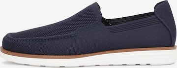 Scarpa slip-on di Kazar in blu: frontale