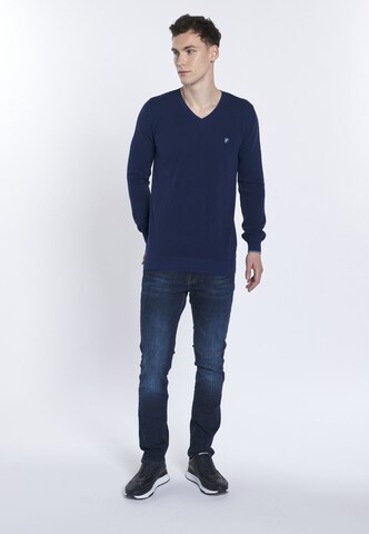 DENIM CULTURE Pullover ' ROMEO ' in Blau