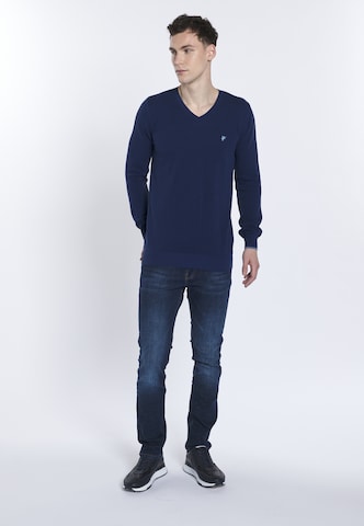 DENIM CULTURE Sweater ' ROMEO ' in Blue