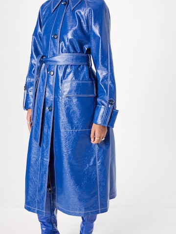 Nasty Gal Демисезонное пальто в Синий