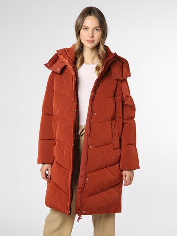 Manteau d’hiver Calvin Klein en marron : devant