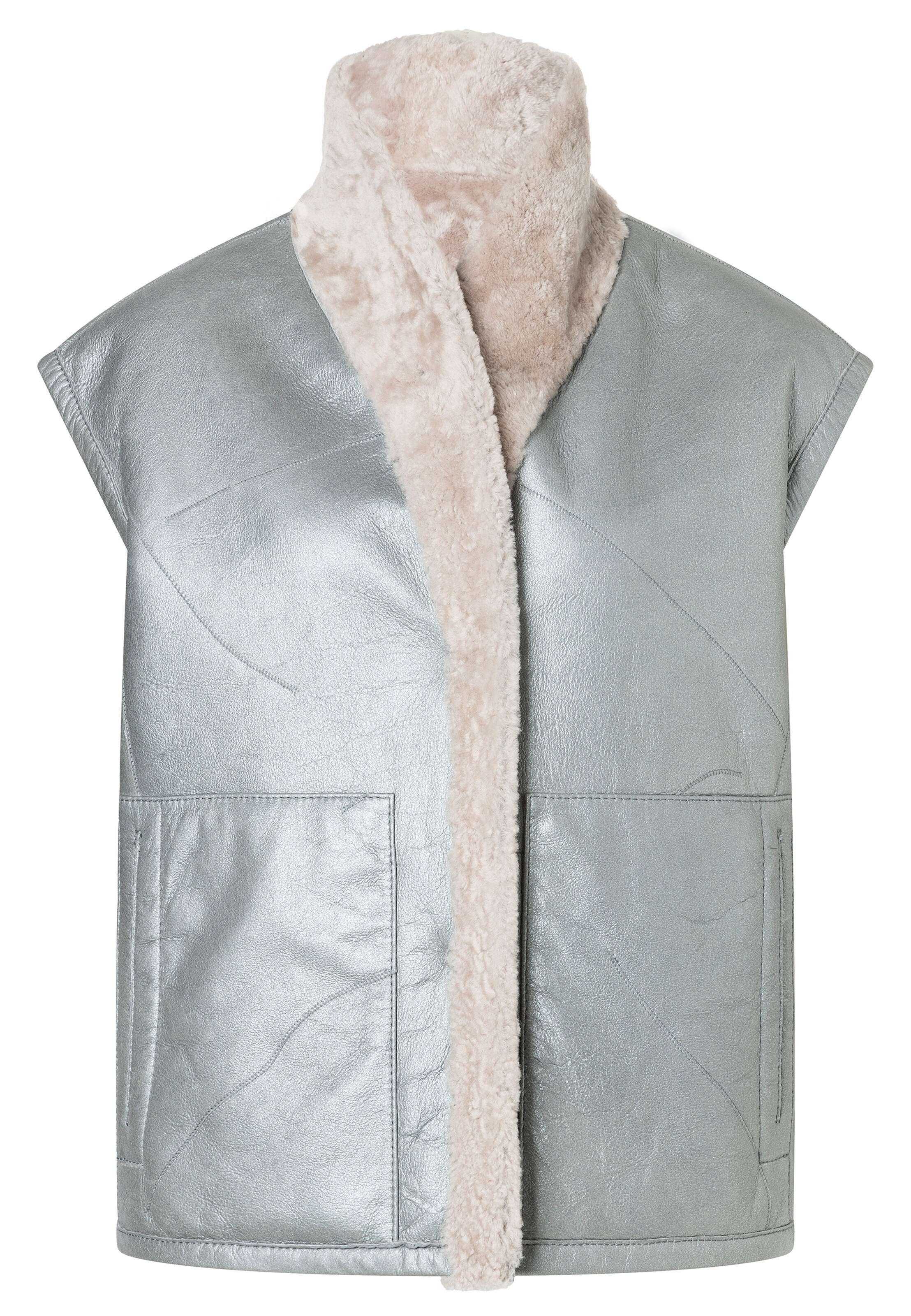 Werner Christ Fellweste 'Hermine' in Lila