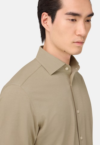 Coupe slim Chemise Boggi Milano en beige