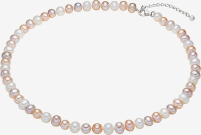 Valero Pearls Kette in creme / rosé / silber, Produktansicht