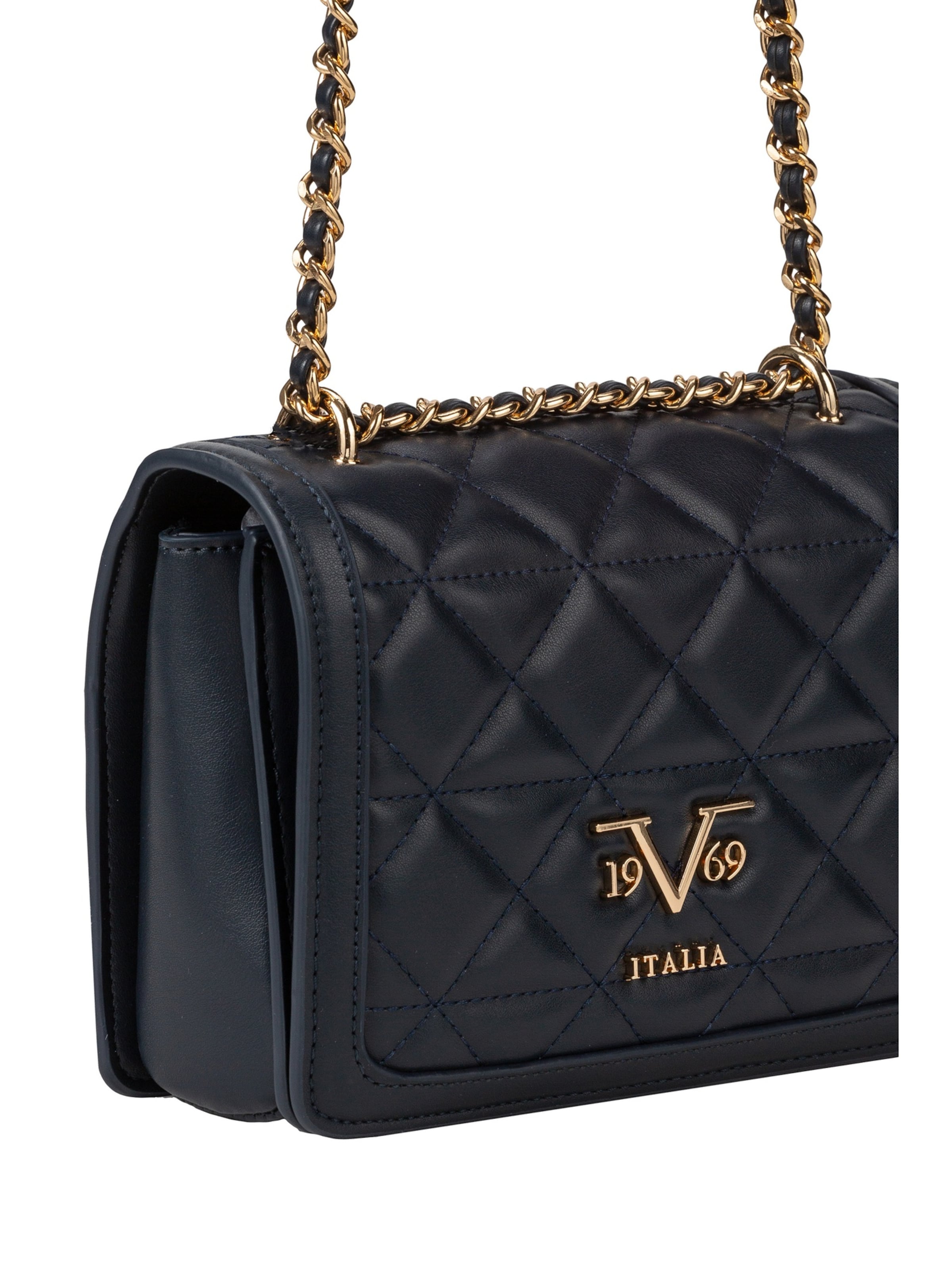 19V69 ITALIA Crossbody bag 'Gaby Gold' in Blue