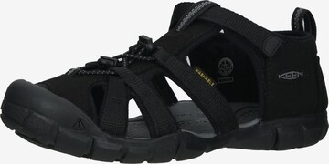 KEEN Sandalen 'Seacamp' in Zwart: voorkant