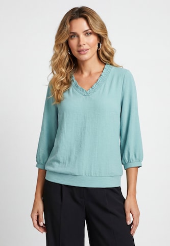 usha BLACK LABEL - Blusa en verde: frente