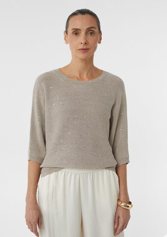 COMMA Pullover in Beige: Vorderseite