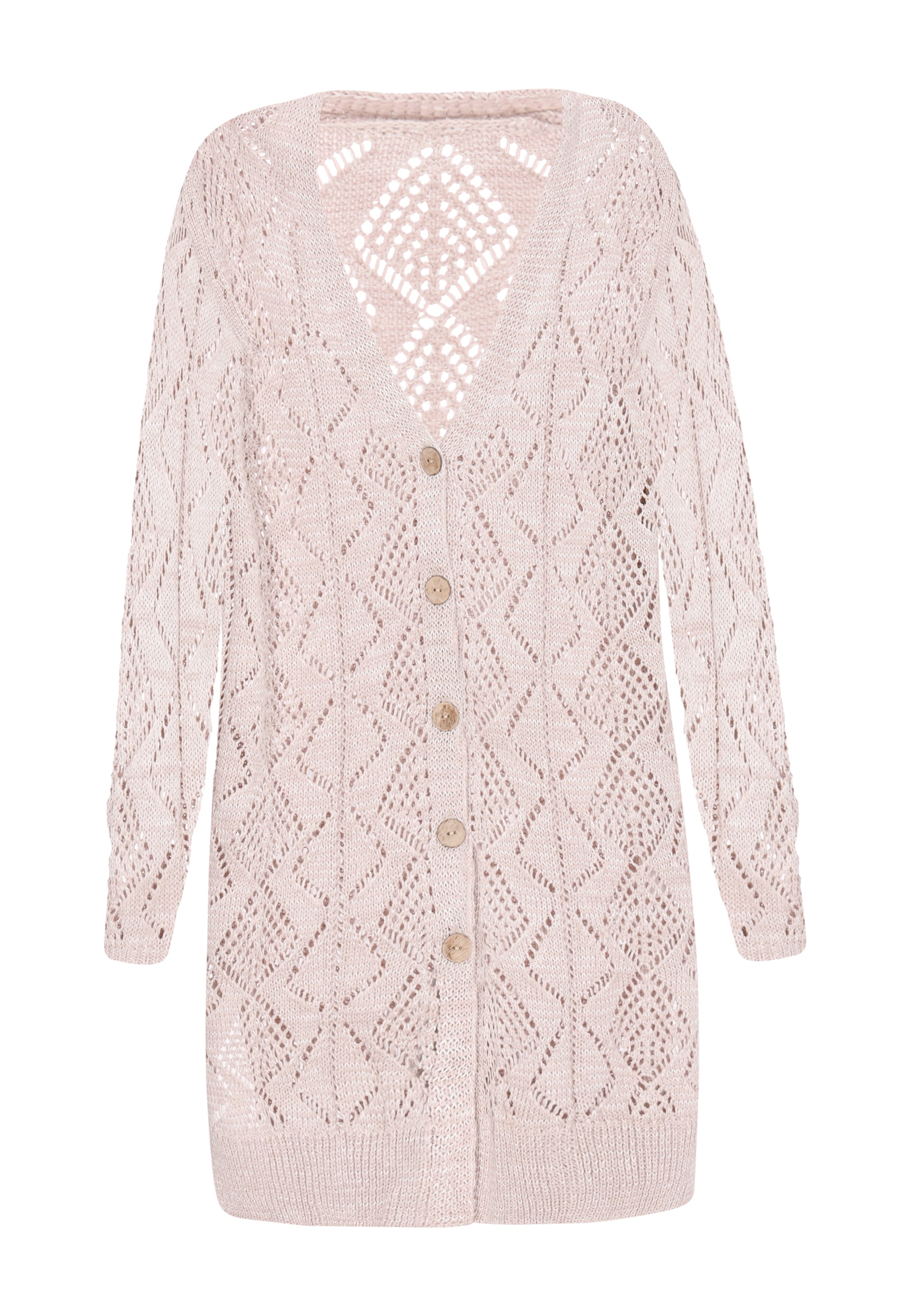 Usha Strickjacke in Pink: Vorderseite