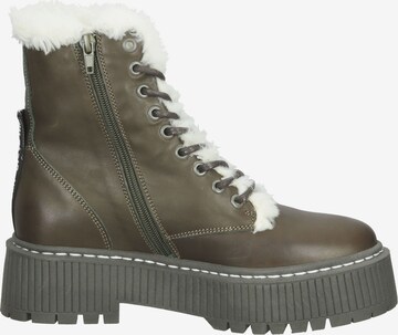 STEVE MADDEN Lace-Up Ankle Boots in Green