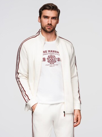 Ombre Sweatshirt in White