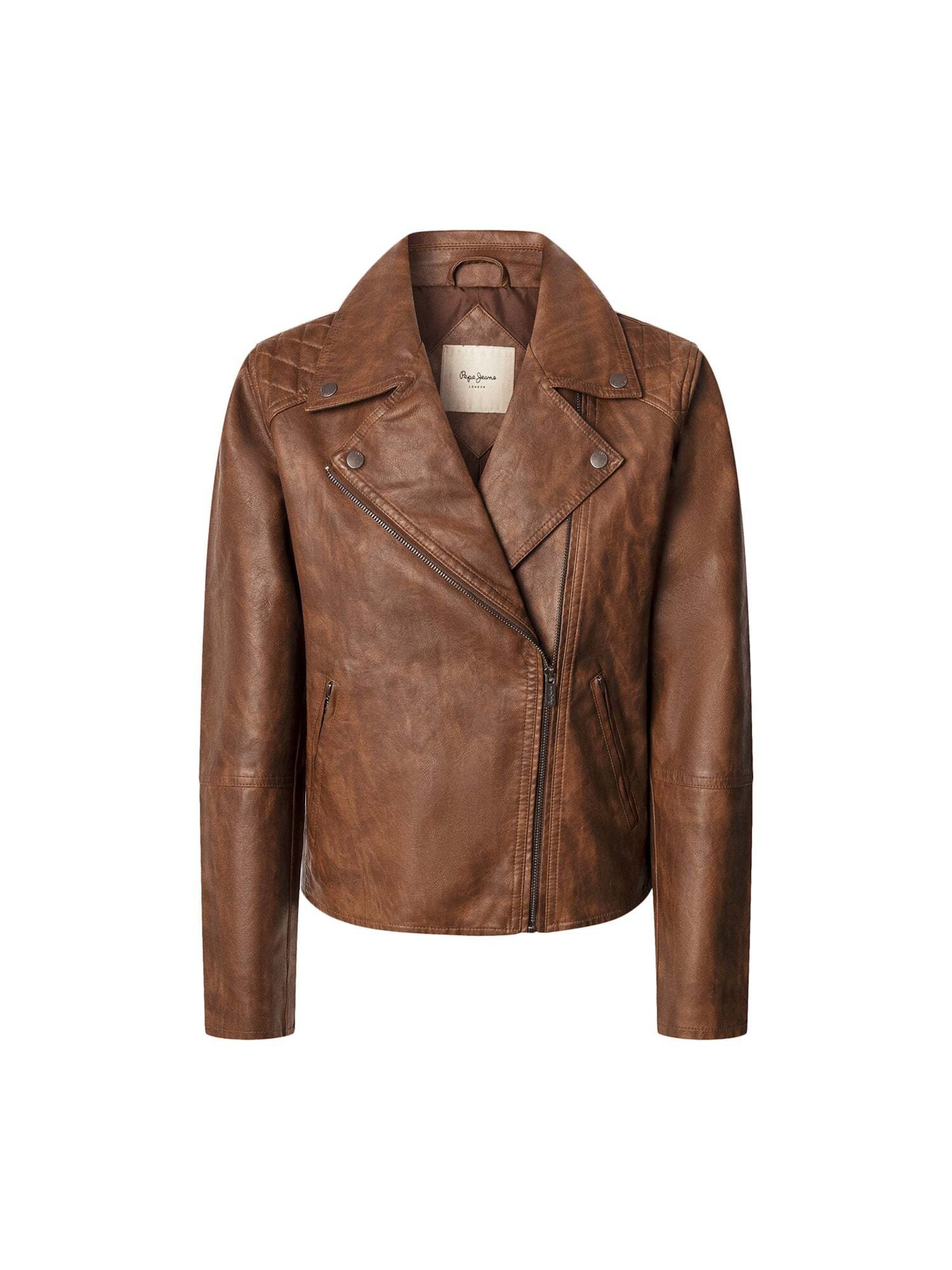 Giacca di mezza stagione 'Stacy' di Pepe Jeans in marrone: frontale