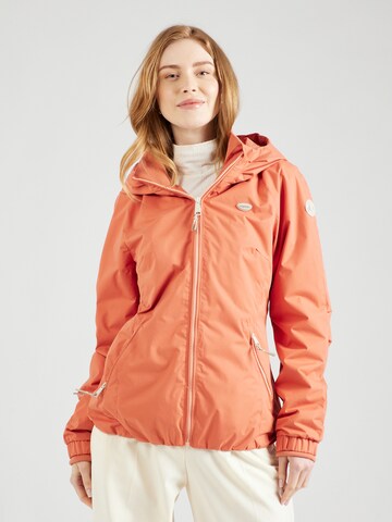 Ragwear Between-Season Jacket 'DIZZIE' in Orange: front