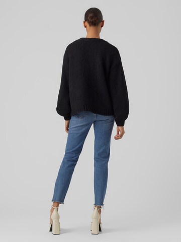 Vero Moda Tall Knit Cardigan 'Maybe' in Black