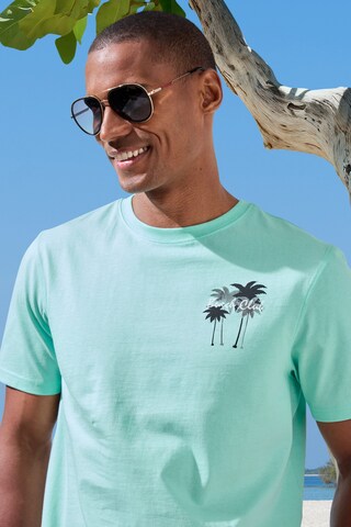 BEACH TIME Shirt in Green