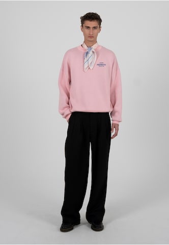 Sweat-shirt 'Vortex' Prohibited en rose