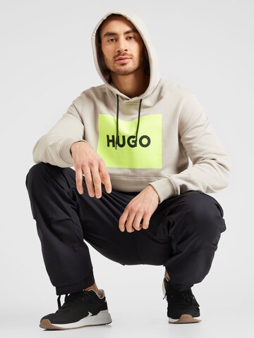 HUGO - Sweatshirt 'Duratschi' em cinzento