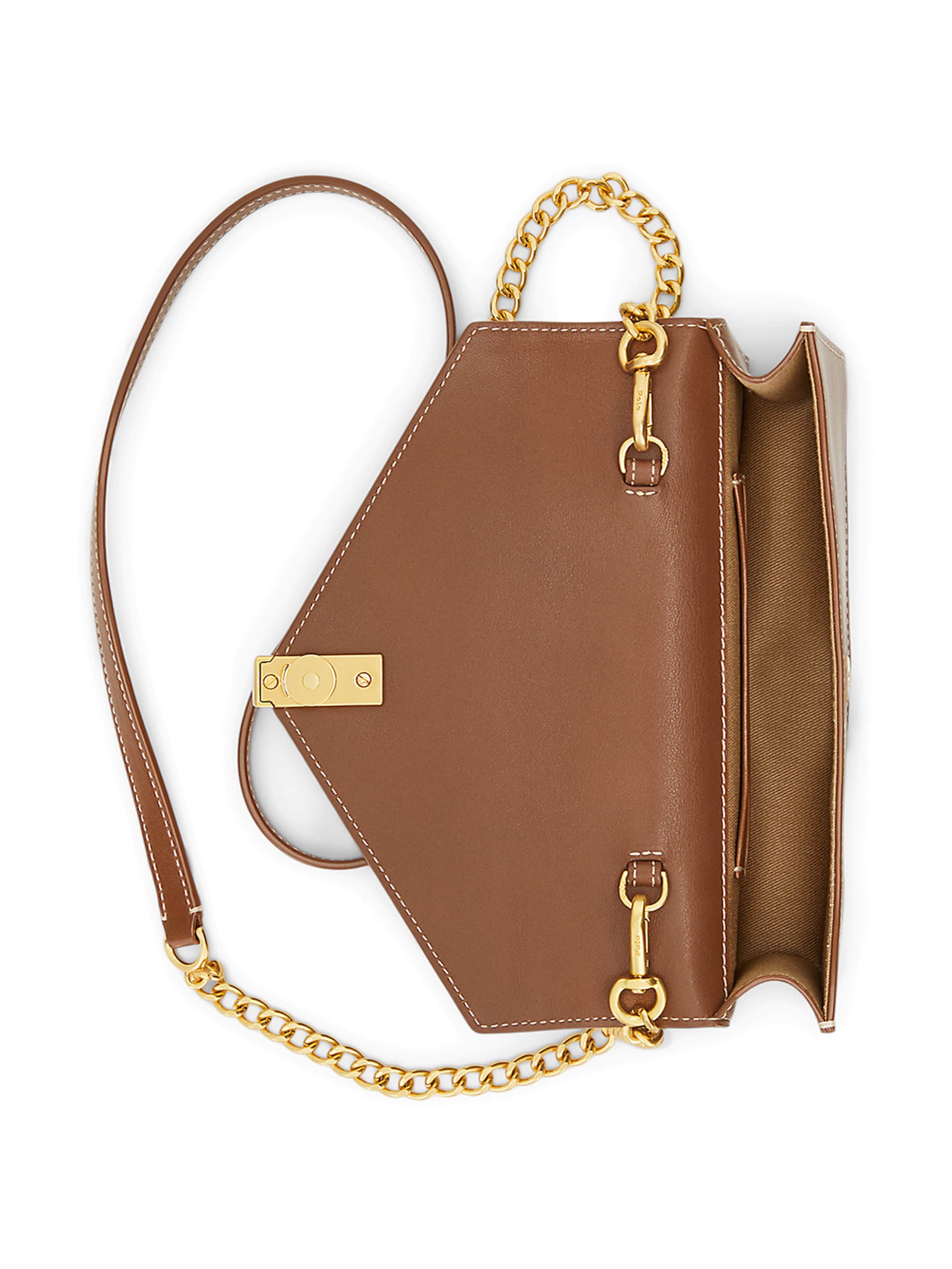 Polo Ralph Lauren Pidulik käekott, värv pruun