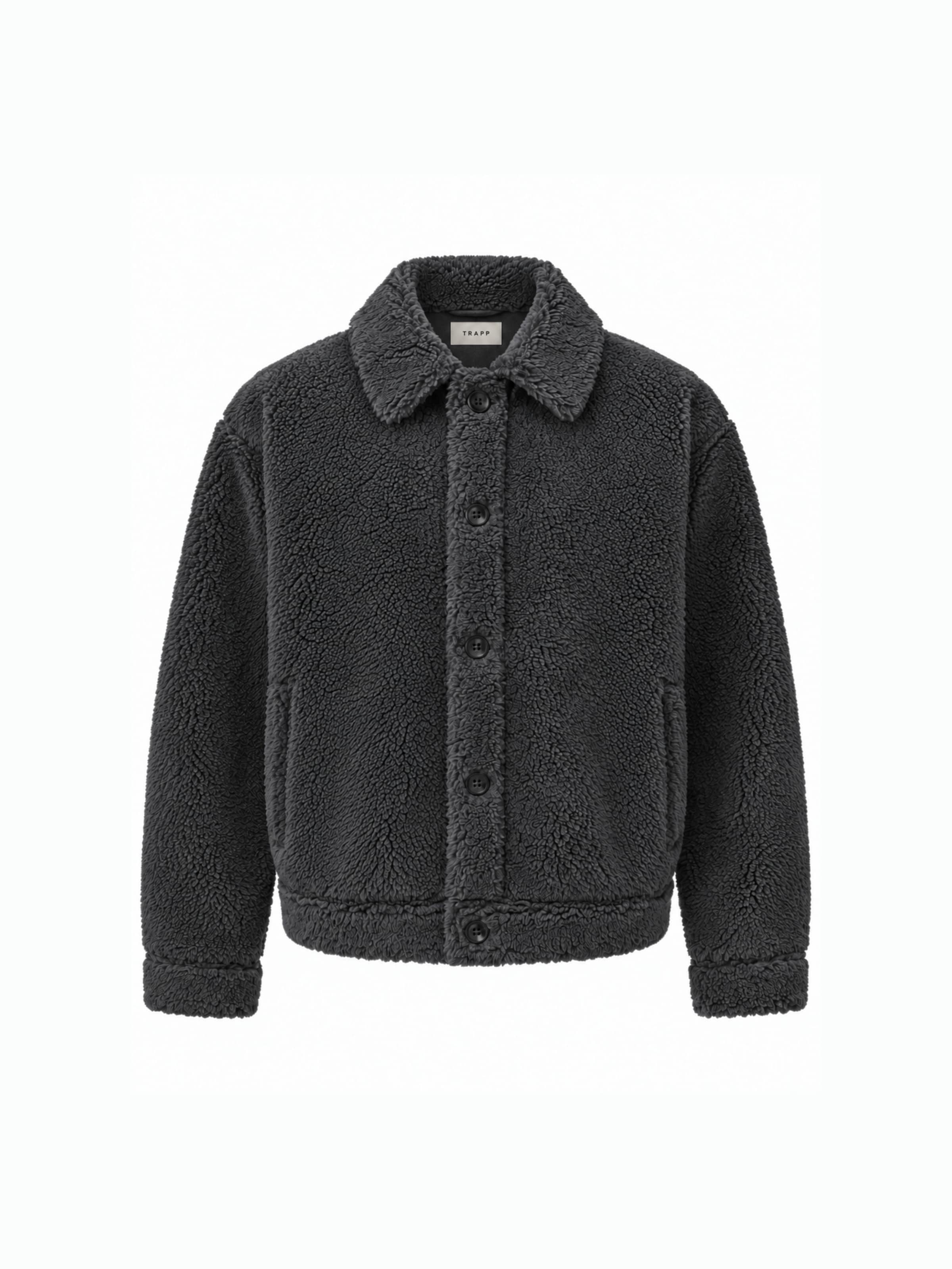 TRAPP Between-Season Jacket in Grey: front