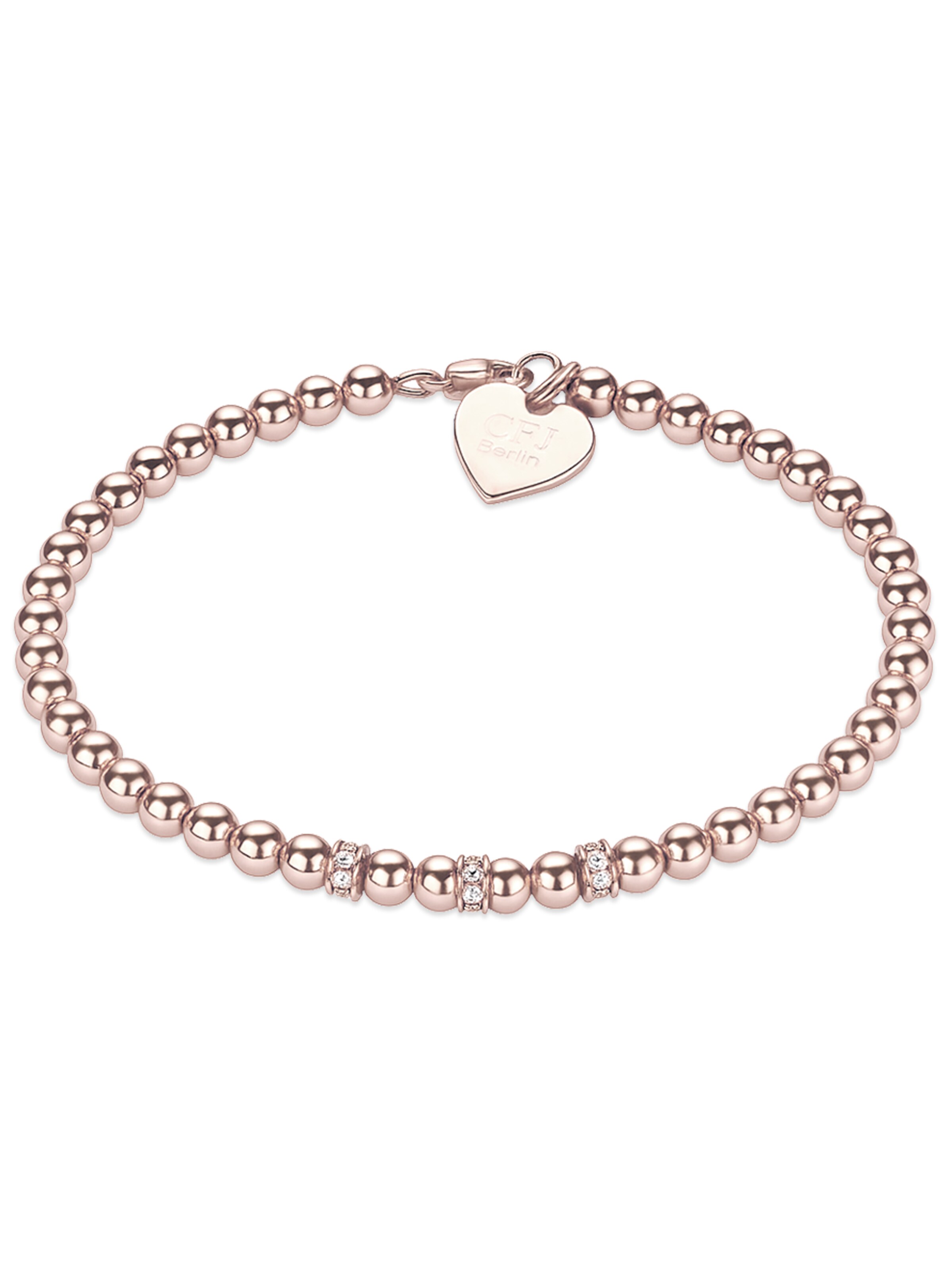 CLASSYANDFABULOUS Jewelry Bracelet 'IZZARA' in Rose gold, Item view