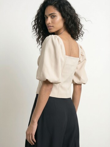 Camicia da donna 'HDLaura' di HYPEDROP in beige