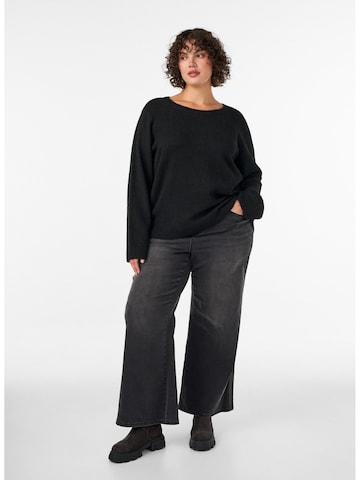 Zizzi Pullover i sort