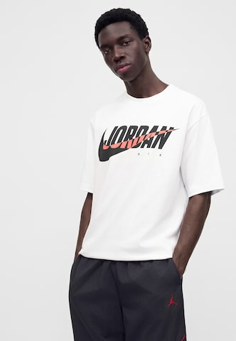 Jordan Tričko 'Brooklyn Essentials' – bílá