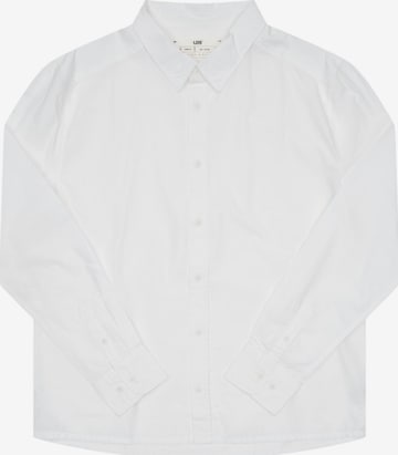 Chemise 'Charles' LDB en blanc : devant