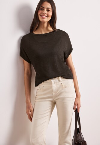 STREET ONE Pullover in Braun: Vorderseite