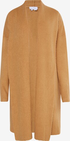 usha WHITE LABEL Knit cardigan in Brown: front