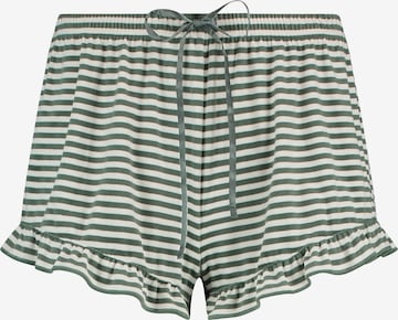 Hunkemöller Pajama Pants in Green: front