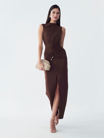 BWLDR Kleid 'Flora' in Braun