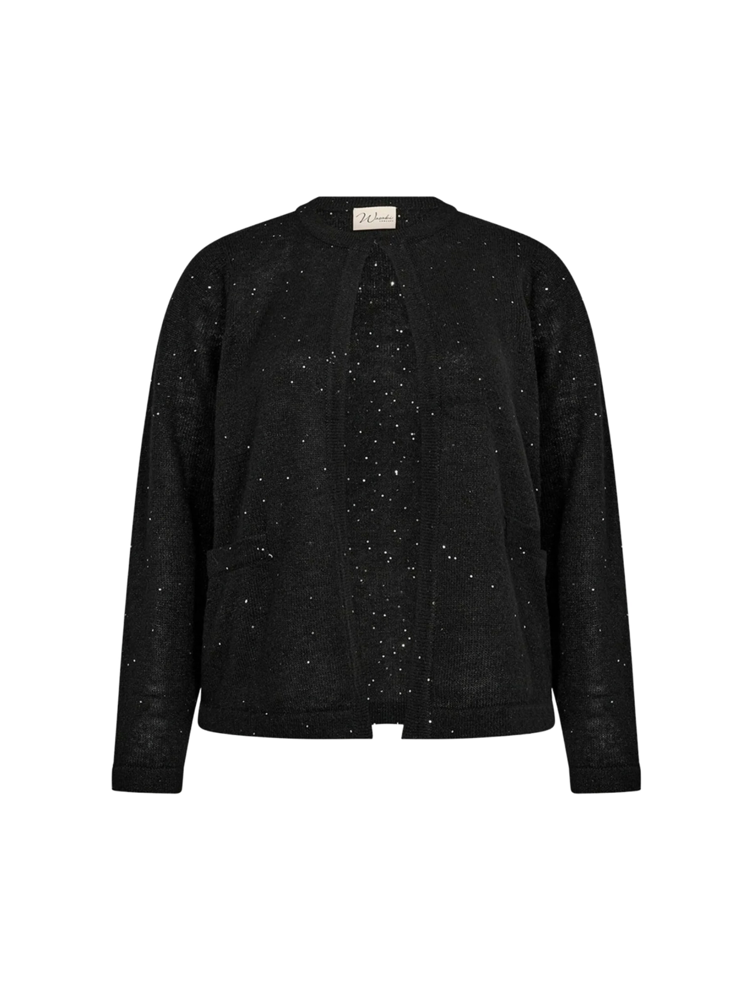 Wasabi Concept Kardigan ' WA-KLIO ' – černá: přední strana
