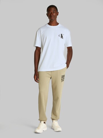 T-Shirt Calvin Klein Jeans en blanc